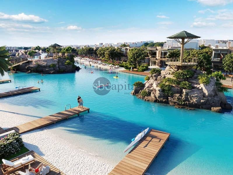 位于大马士革湖住宅，伊比沙别墅 4 卧室的联排别墅 3000000 AED - 12984119