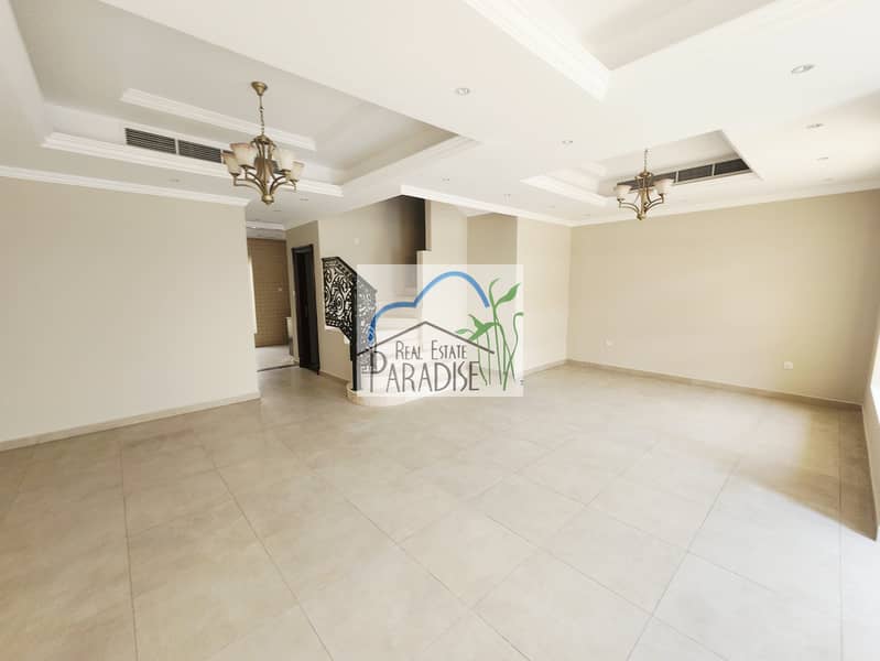 Available modern finish new 4 bedroom 2 master bedrooms villa/maids room/store room/laundry space/private back yard covered parking for rent in mirdif - Image 7