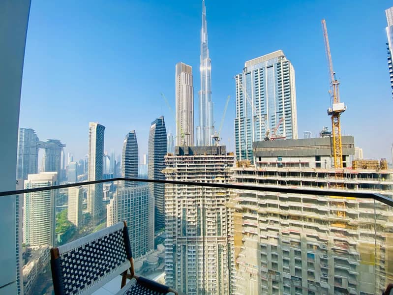 Fully Furnished 2-Bed Apartment at Top Floor Partial Burj Views - Image 36