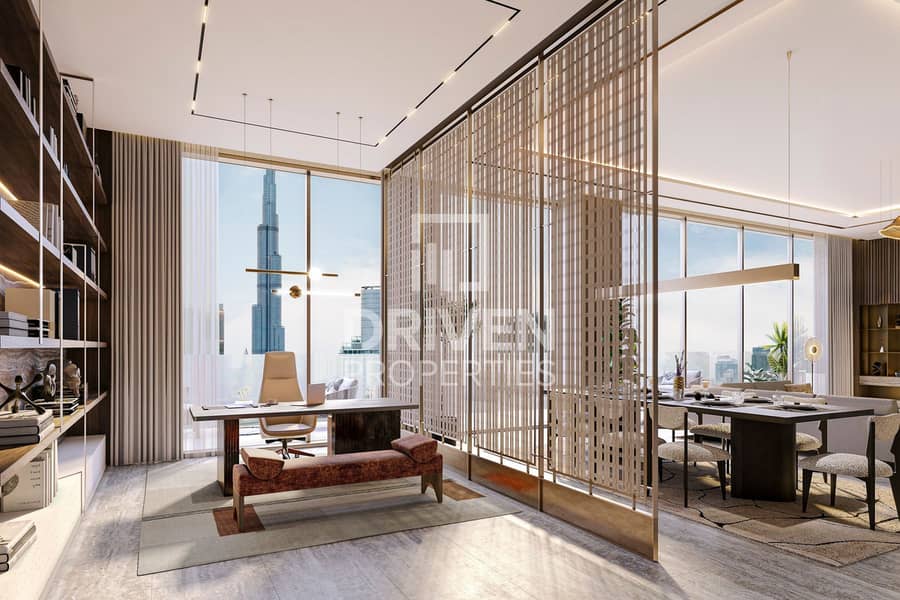 位于迪拜市中心，金融中心路瑞吉公寓 4 卧室的顶楼公寓 27500000 AED - 12985803