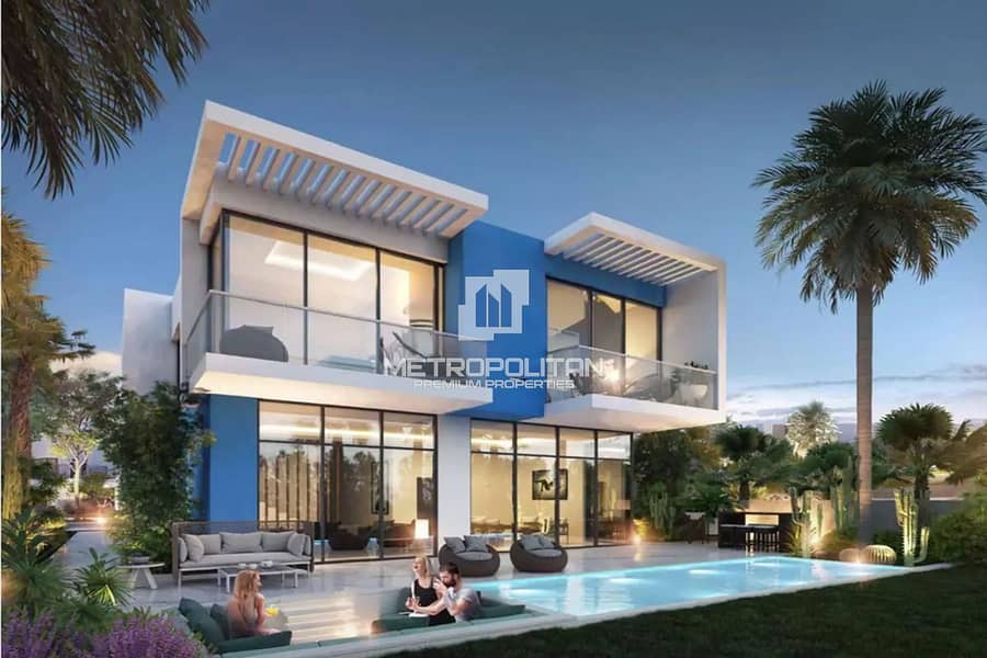 Таунхаус в Дамак Лагунс，Санторини, 5 спален, 3000000 AED - 12986168