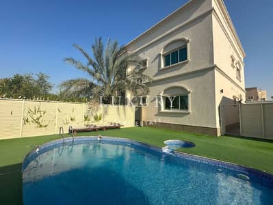 5 Bedroom Flat for Rent in Al Barsha, Dubai - Independent_Villa-Private_Pool_And_Garden-0. jpg