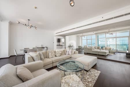 3 Bedroom Flat for Rent in Dubai Marina, Dubai - Marina View | Storage | Two Balconies