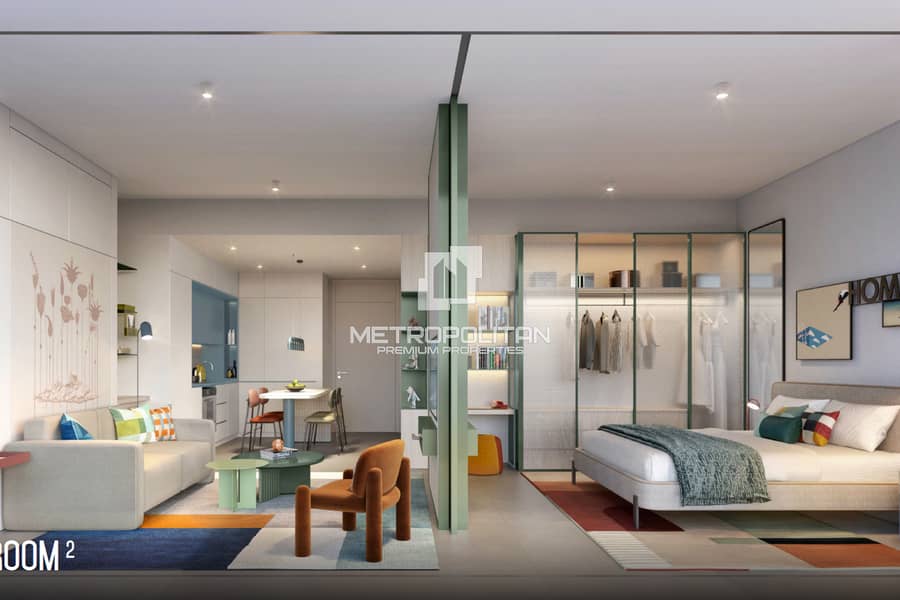 位于商业湾，罗夫家园马拉西大道 1 卧室的公寓 2050000 AED - 12984976