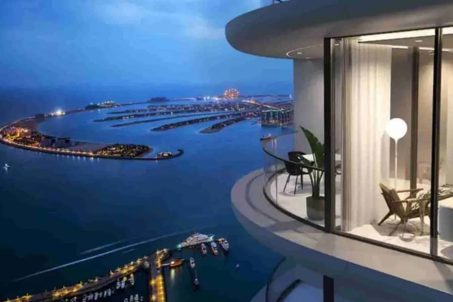 位于迪拜港，索布哈海洋天堂公寓，索巴海文大厦 B 座 1 卧室的公寓 2990000 AED - 12987970