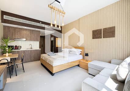 Great opportunity, a studio with the size of an apartment | Fully furnished in the most prestigious projects in Sharjah | Al Mamsha