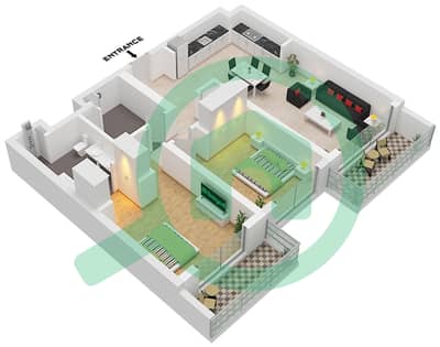 المخططات الطابقية لتصميم النموذج / الوحدة 2A,2F /UNIT 4,5 FLOOR 2-6 شقة 2 غرفة نوم - سي سكيب بناية 2 المخططات الطابقية لتصميم النموذج / الوحدة 2A,2F /UNIT 4,5 FLOOR 2-6 شقة 2 غرفة نوم - سي سكيب بناية 2