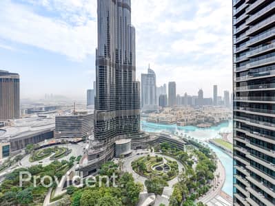 2 Bedroom Apartment for Rent in Downtown Dubai, Dubai - Burj Khalifa and Fountain View | Ready To Move