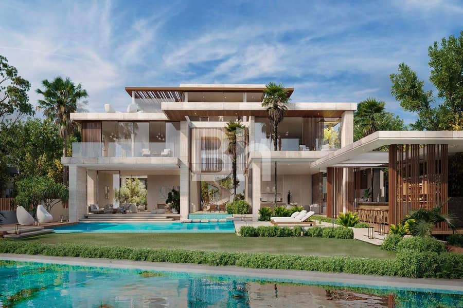位于蒂拉尔阿尔加夫综合社区，极乐大厦 6 卧室的别墅 51000000 AED - 12990378