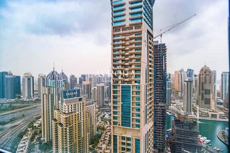 1 Bedroom Flat for Rent in Dubai Marina, Dubai - Spacious 1BR | High-Floor | Steps from Marina Walk and Beach | Available end of August