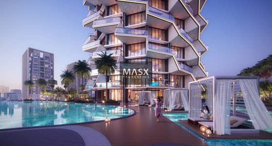 1 Спальня Апартамент Продажа в Джумейра Вилладж Серкл (ДЖВС), Дубай - Exterior Royale 7. jpg