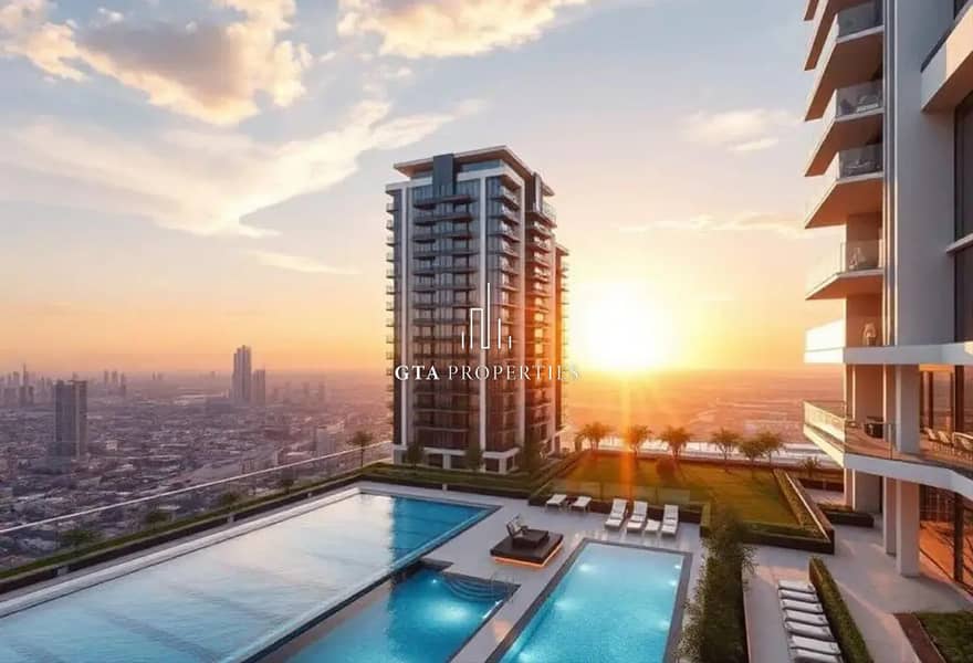位于阿尔弗雷德街区，阿尔弗雷德西区，Azizi Jewel 的公寓 635000 AED - 12990972