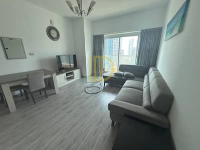 2 Bedroom Flat for Rent in Jumeirah Lake Towers (JLT), Dubai - Furnished | High Floor | Sea View | With Balcony