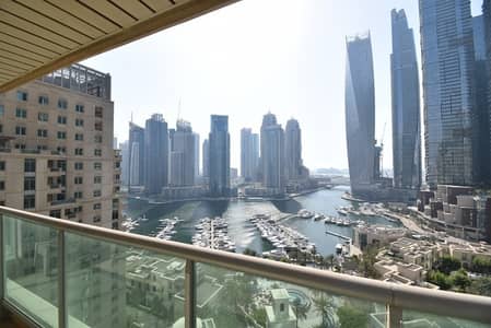 2 Bedroom Apartment for Rent in Dubai Marina, Dubai - SPACIOUS | 2 BED + STUDY | ELEGANT MARINA VIEW