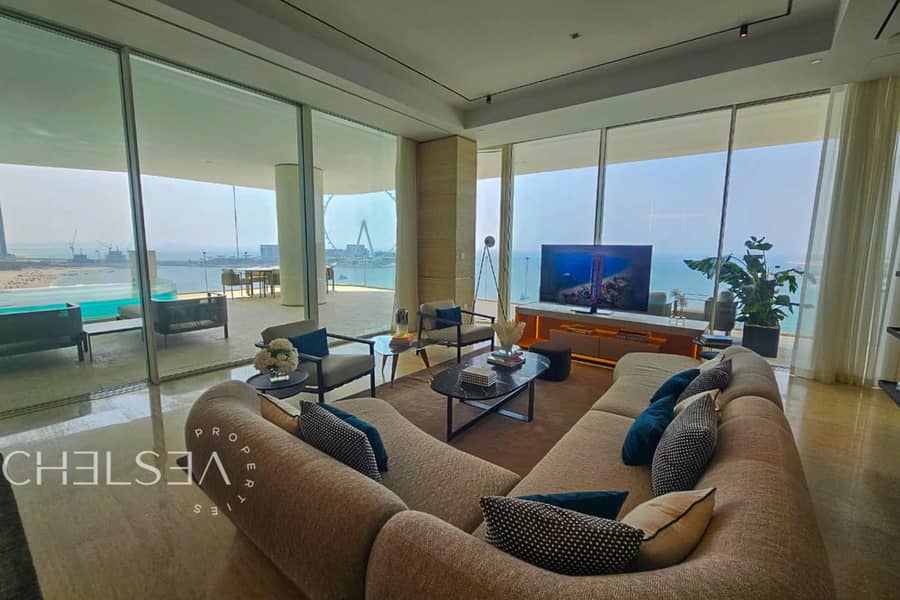 FULL SEA VIEW | FULLY FURNISHED | DUBAI EYE VIEW