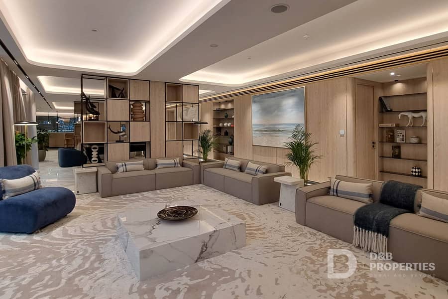 位于迪拜码头，迪拜滨海月亮塔 5 卧室的顶楼公寓 3000000 AED - 12993963