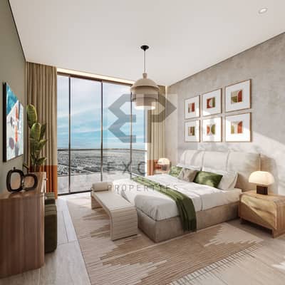 迪拜山庄， 迪拜 1 卧室公寓待售 - 1BED_BR_VIEW_1. jpg