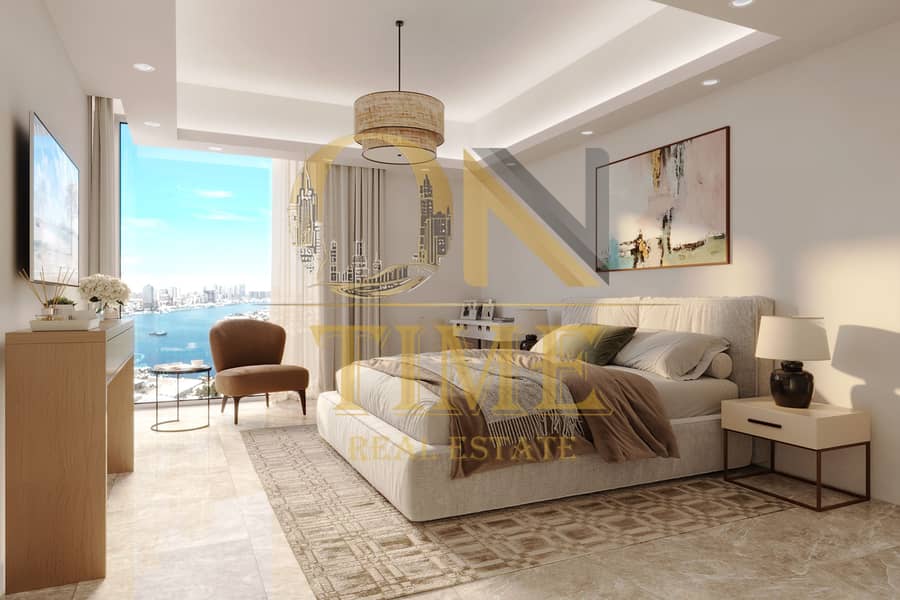 6 Standard Apt Bedroom Ajman Creek Towers. jpg
