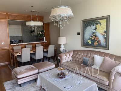 فلیٹ 1 غرفة نوم للايجار في وسط مدينة دبي، دبي - Living Room Looking at the Kichen. jpg