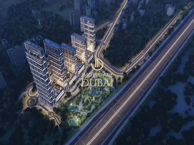 2 Bedroom Apartment for Sale in Sobha Hartland, Dubai - nightoverview01. jpg