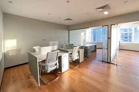 Office for Rent in Jumeirah Lake Towers (JLT), Dubai - Furnished | Glass Partitions | DMCC | Sea View