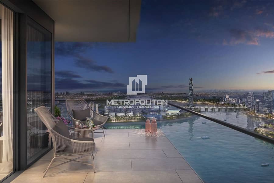 位于迪拜溪港，溪水长流公寓小区 2 卧室的公寓 3150000 AED - 13000486