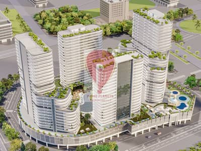 استوديو  للبيع في أرجان، دبي - TCD 4 Towers View. jpg