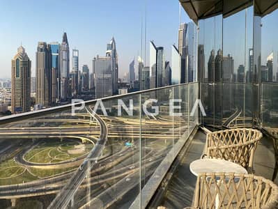 2 Bedroom Apartment for Rent in Downtown Dubai, Dubai - Sheik Zayed Road View | Furnished | Vacant