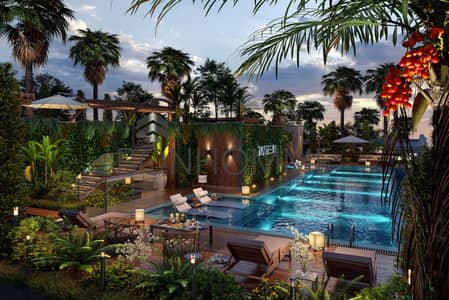 阿尔扬街区， 迪拜 3 卧室单位待售 - POOL NIGHT 1. jpg