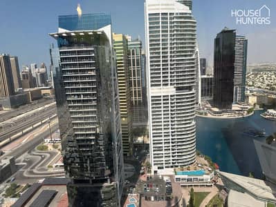 Studio for Rent in Jumeirah Lake Towers (JLT), Dubai - Chic Studio Retreat | Stunning Lake Views