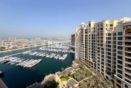2 Bedroom Apartment for Rent in Palm Jumeirah, Dubai - Unfurnished | D Type | High Floor | Burj Views