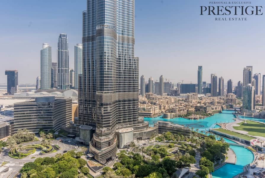 Huge 2 Bed with Full fountain / burj Khalifa View