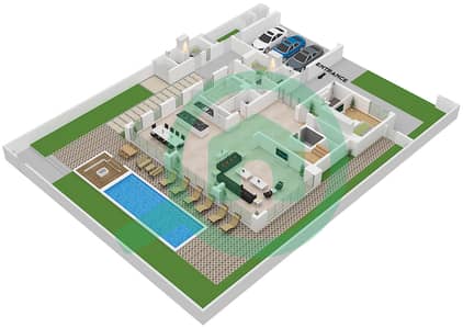 Tierra Address Villas - 5 卧室别墅类型CONTEMPORARY戶型图