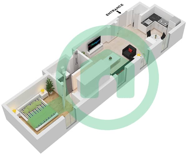 Type B Unit 07 Floor 54-57