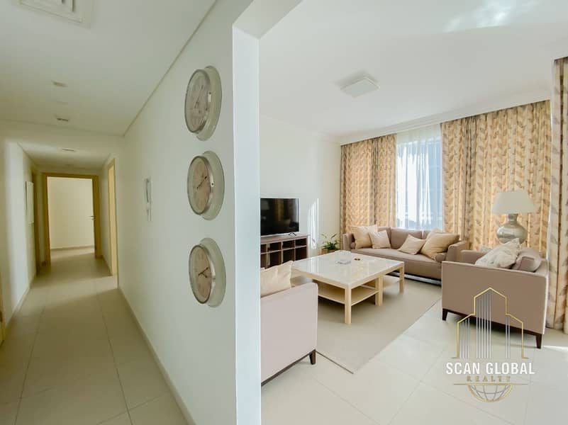Luxurious 2-Bedroom + Maid + Laundry | Al Bateen Residences | Panoramic Sea & Sunset Views