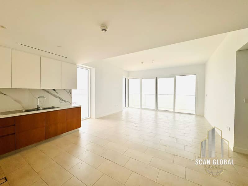 Beachfront Elegance | Corner 2BR + Maid | Bluewaters & Palm Views