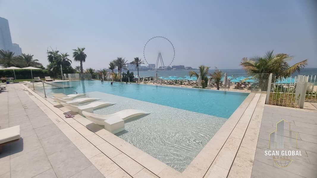 Beachfront Elegance | Corner 2BR + Maid | Bluewaters & Palm Views - Image 32