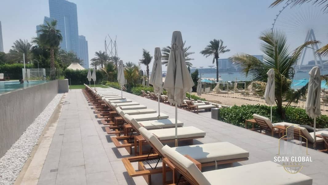 Beachfront Elegance | Corner 2BR + Maid | Bluewaters & Palm Views - Image 33