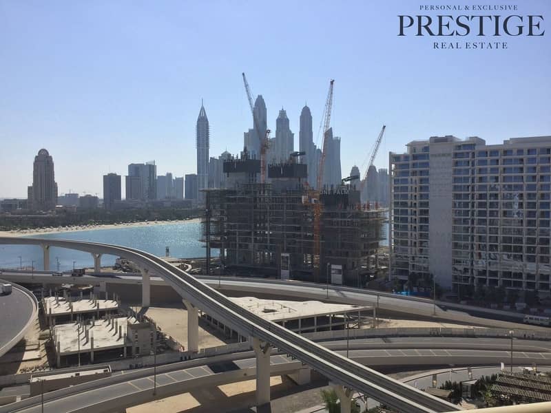 One Bed | High floor | partial sea and marina view
