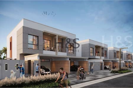 3 Bedroom Townhouse for Sale in Al Amerah, Ajman - 3-Bedroom Semi-Detached Twin House (Type D) | Closed Kitchen + Maid’s Room