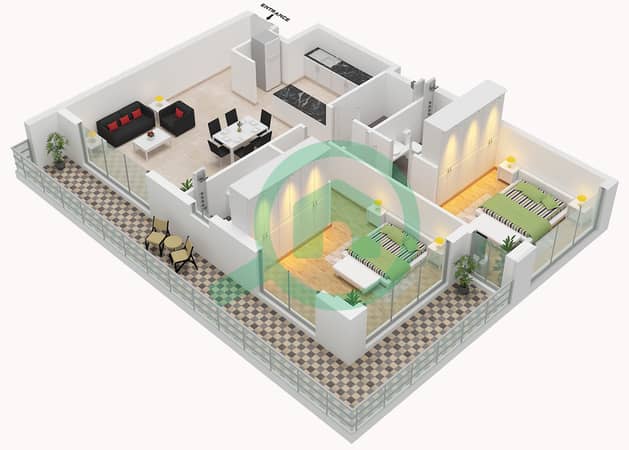 Type B3 Unit 01 Floor 2-10