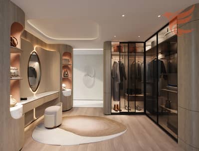 بنتهاوس 4 غرف نوم للبيع في جزيرة المرجان، رأس الخيمة - 19-Penthouse walkin closet. jpg