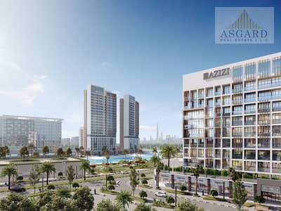 1 Bedroom Apartment for Sale in Meydan City, Dubai - Lagoon & Park view. jpg
