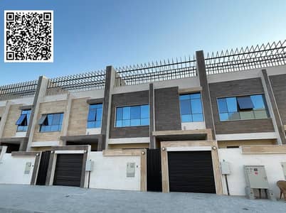 Villa for rent in Ajman, Al zahya The villa consists of 6 master bedrooms, majlis room, hall, maid room, and a large