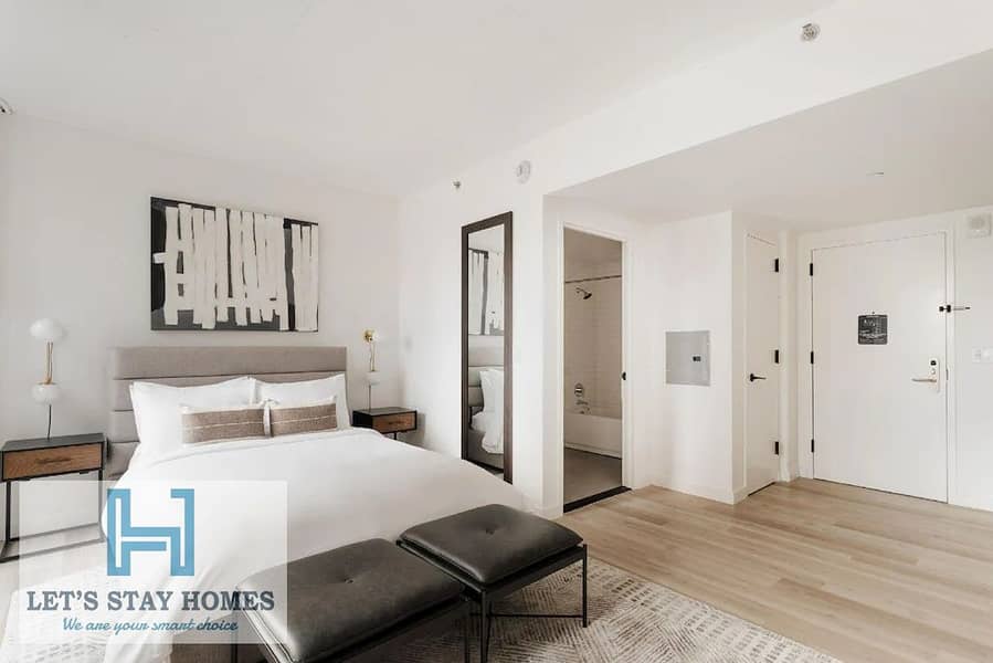 Year Deal I Pay Quarterly | Two Bedroom With Kitchen I Marina Walk I Furnished I Free Cleaning | Gym, Pool, Parking