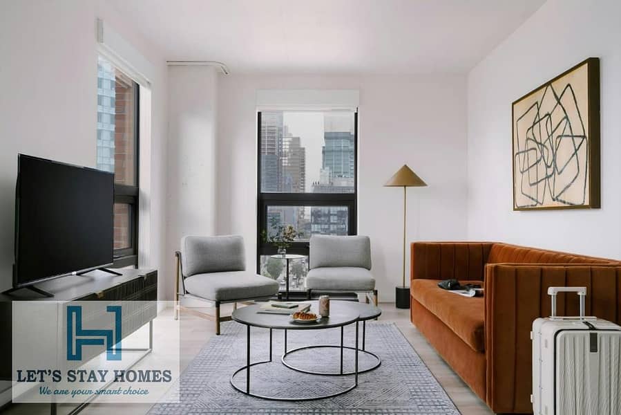 Year Deal I Pay Quarterly | Two Bedroom With Kitchen I Marina Walk I Furnished I Free Cleaning | Gym, Pool, Parking