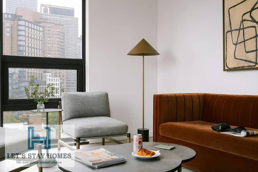 Year Deal I Pay Quarterly | Two Bedroom With Kitchen I Marina Walk I Furnished I Free Cleaning | Gym, Pool, Parking