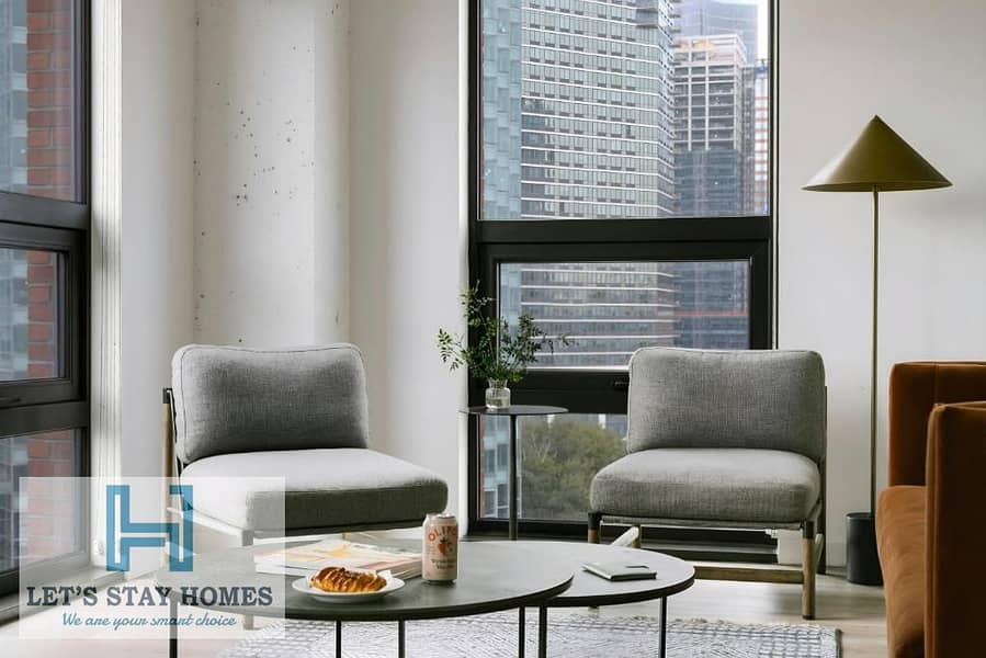 Year Deal I Pay Quarterly | Two Bedroom With Kitchen I Marina Walk I Furnished I Free Cleaning | Gym, Pool, Parking