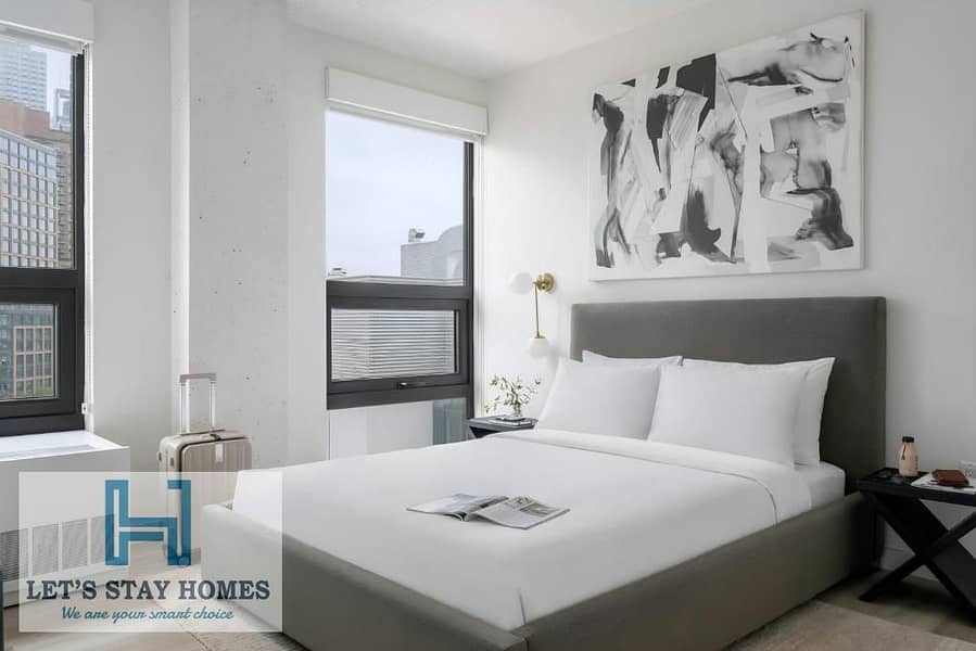 Year Deal I Pay Quarterly | Two Bedroom With Kitchen I Marina Walk I Furnished I Free Cleaning | Gym, Pool, Parking