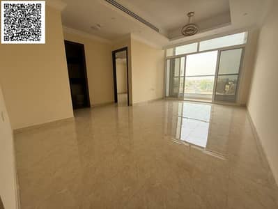 Two rooms and a hall for annual rent in Rawdah, a new building, the first resident with free parking inside the building. Payment method: 6 checks, se